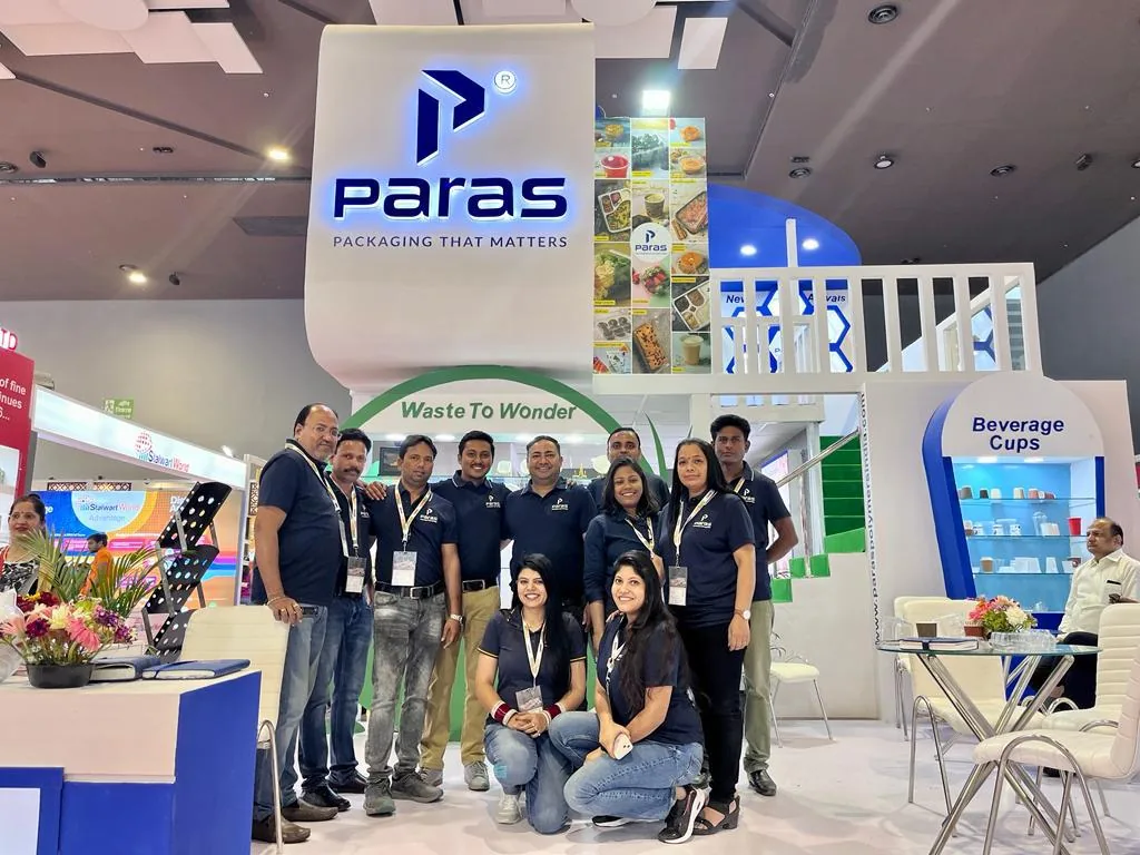 Paras exhibition team at Aahar Expo