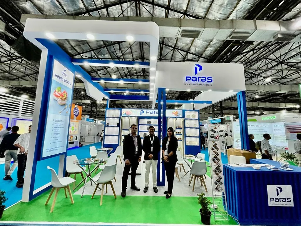 Full Paras booth at AnuTech Mumbai