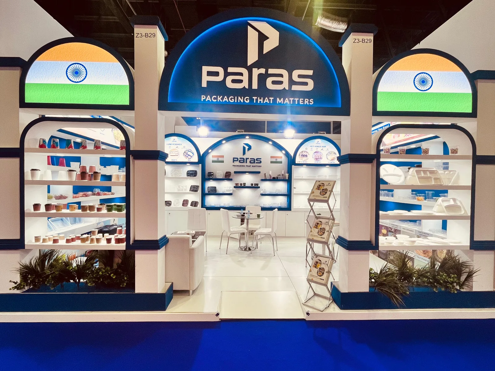 Full Paras exhibition booth in Dubai