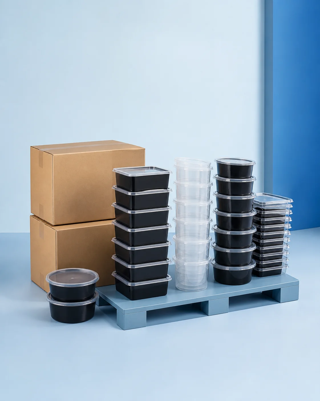 Nested packaging, export cartons and order planning