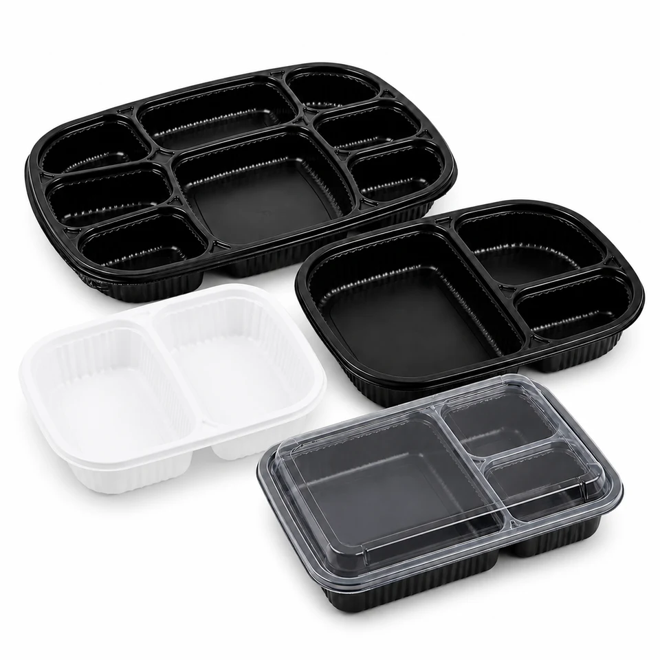 Paras meal and bento boxes with compartments