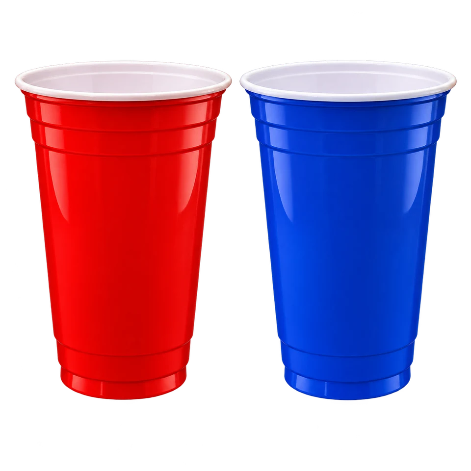 Paras reusable party glasses