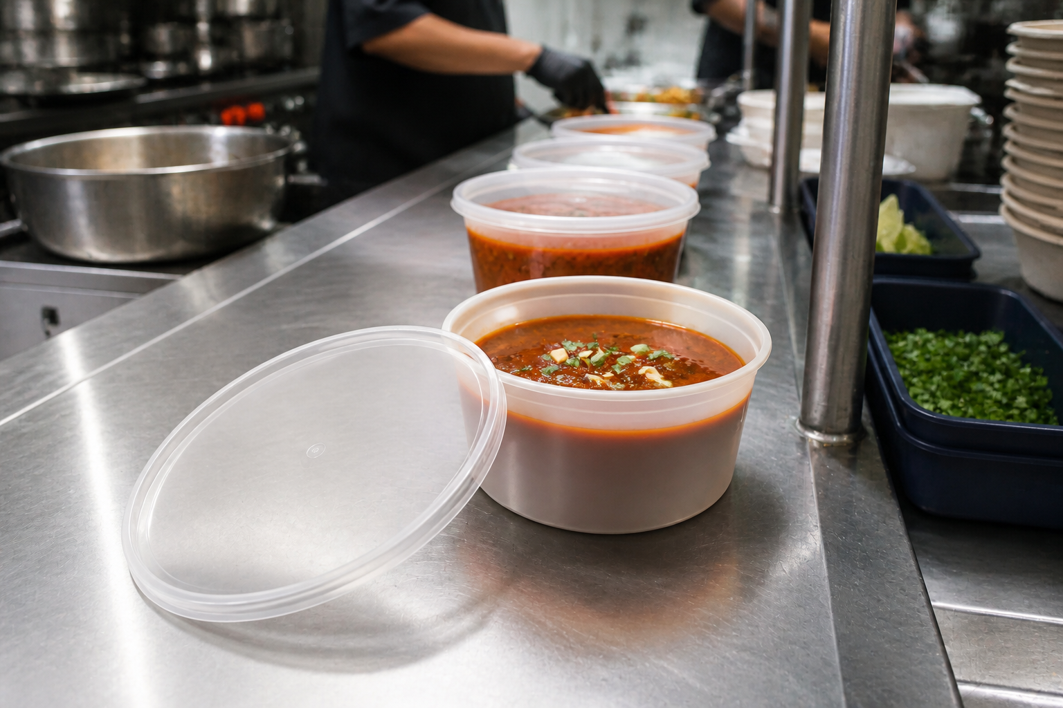 Paras food packaging products arranged for service and supply