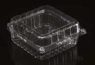 Bandeja PET para manzana, 4 piezas