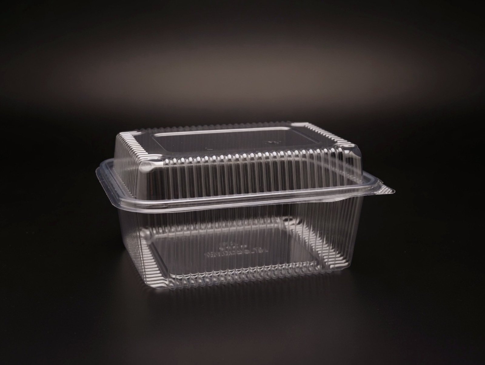 PET Hinge Box - 2250 ML / 76 OZ - product photograph