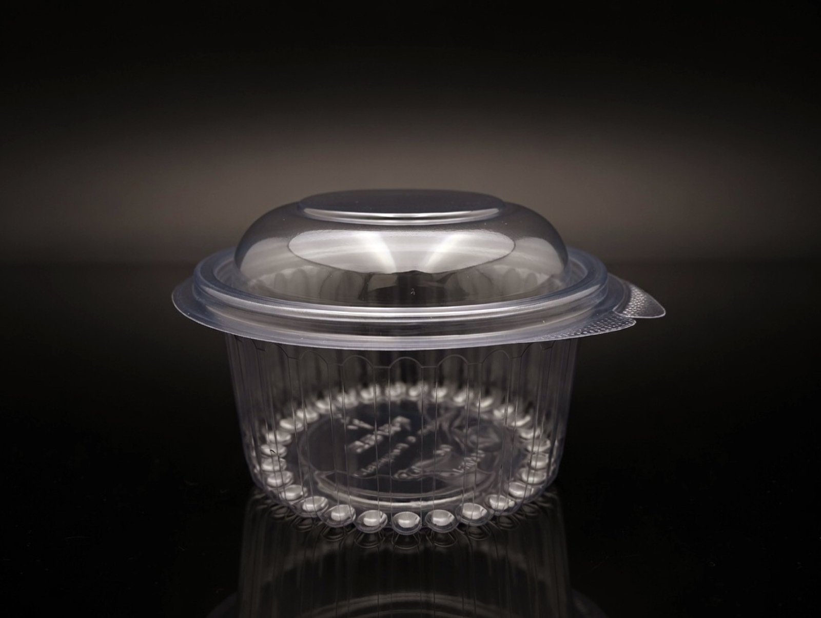 Round Hinge Box 20 OZ Dome Lid - 600 ML / 20 0Z - product photograph