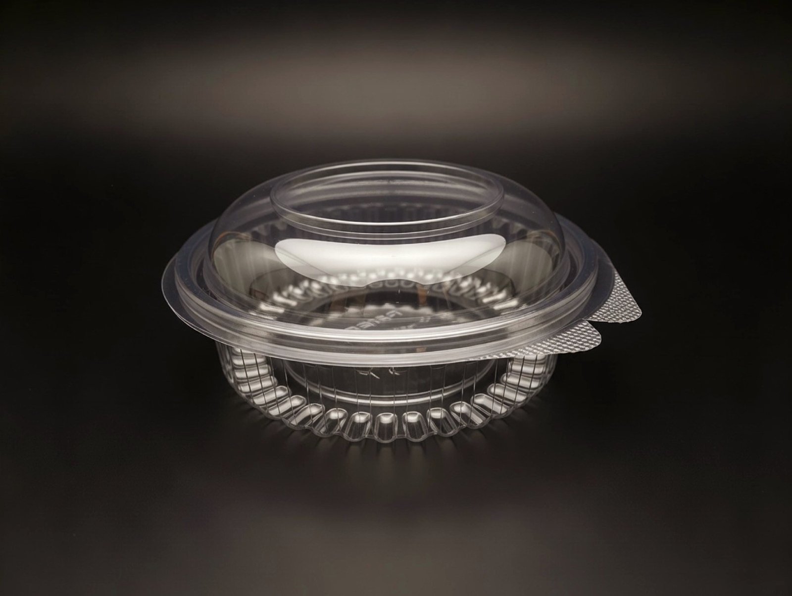 Round Hinge Box 24 OZ Dome Lid - 750 ML / 25 OZ - product photograph