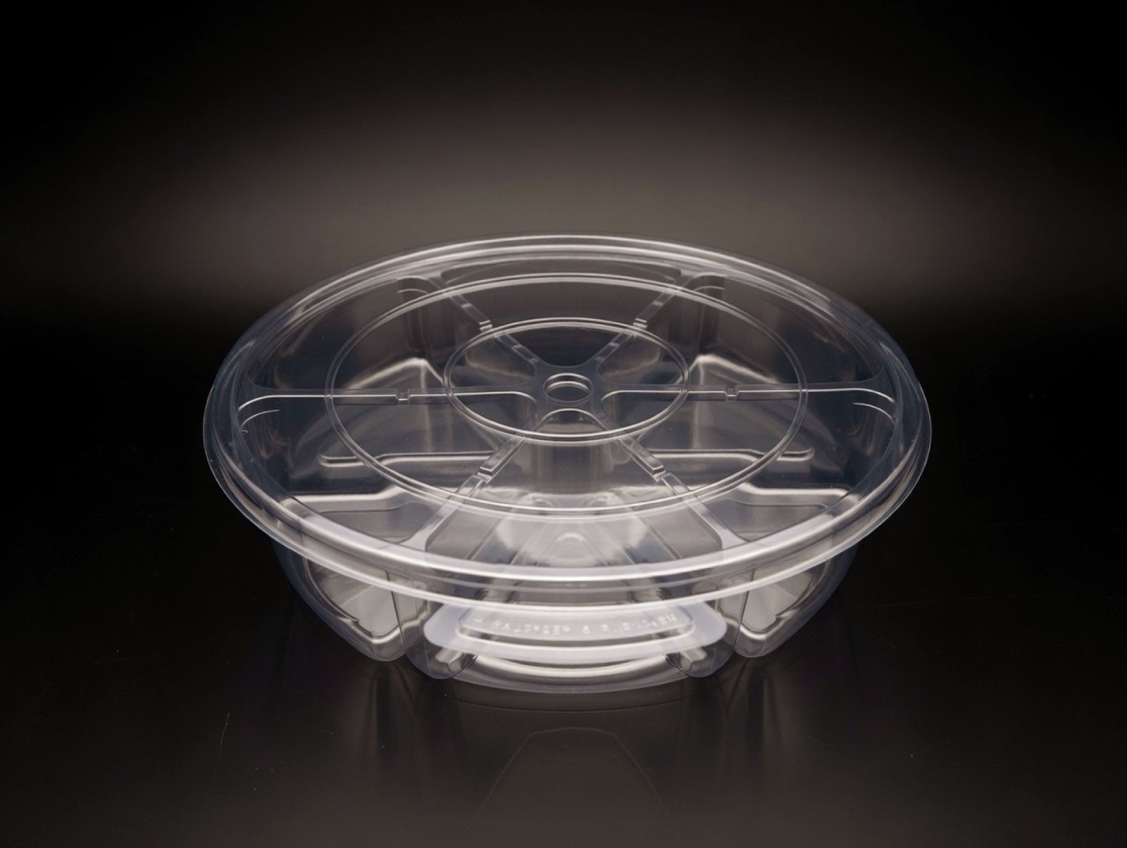 Cake Container 6 cp - 250mm DIA - product photograph