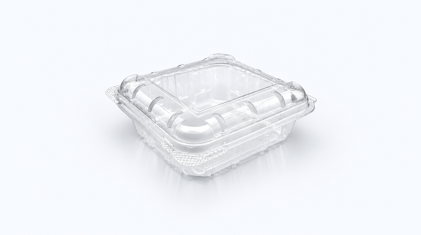 Finished clear Paras food packaging
