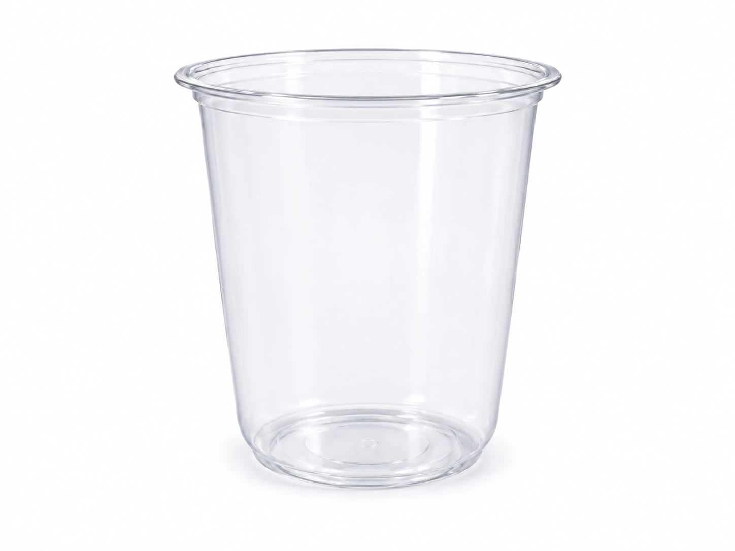 PET Glass Plain 12 OZ U SHAPE - 350 ML/ 12 OZ, front view