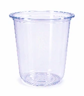Vaso PET liso 12 oz forma de U - 350 ml/ 12 oz