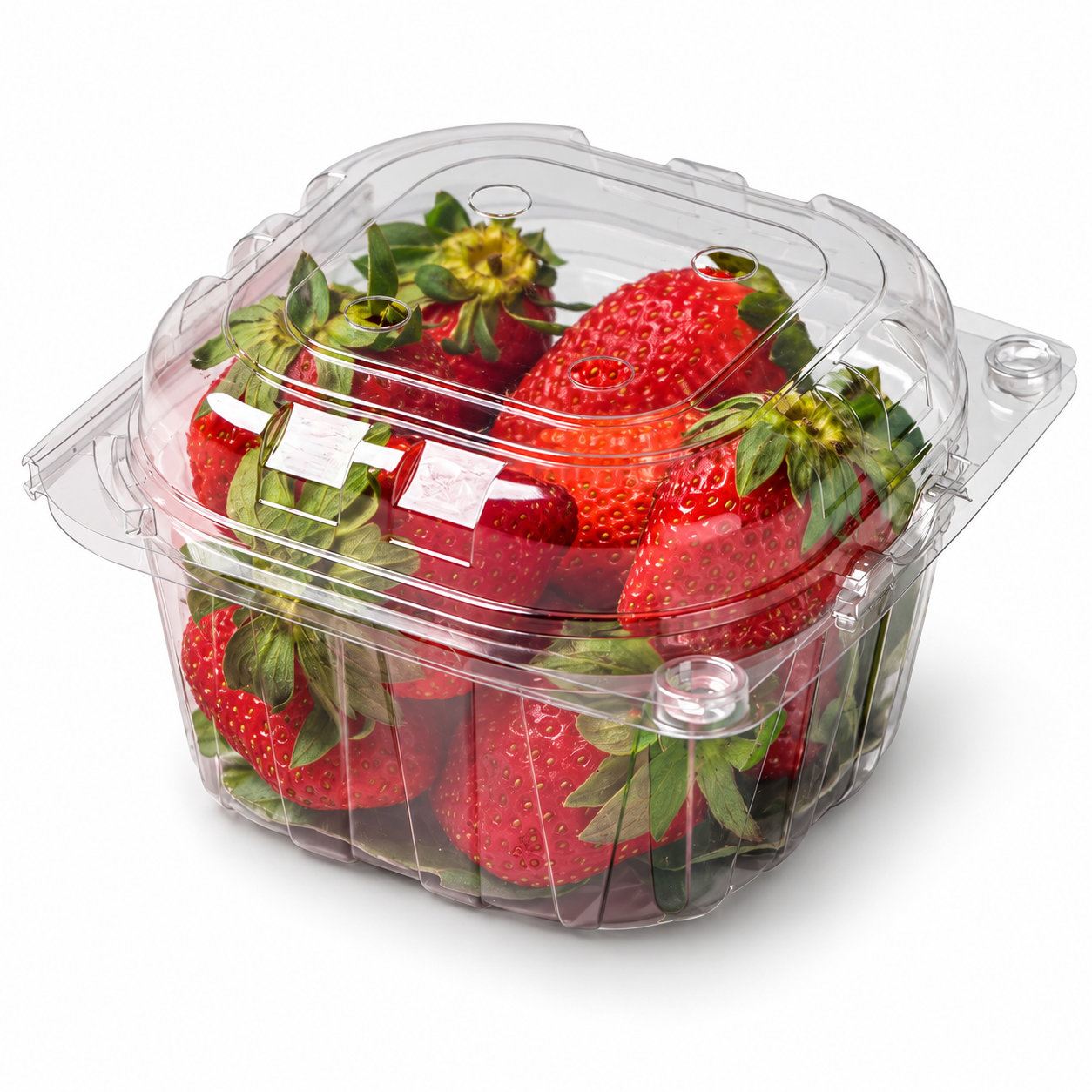Barqueta PET para fresas, 250 gms