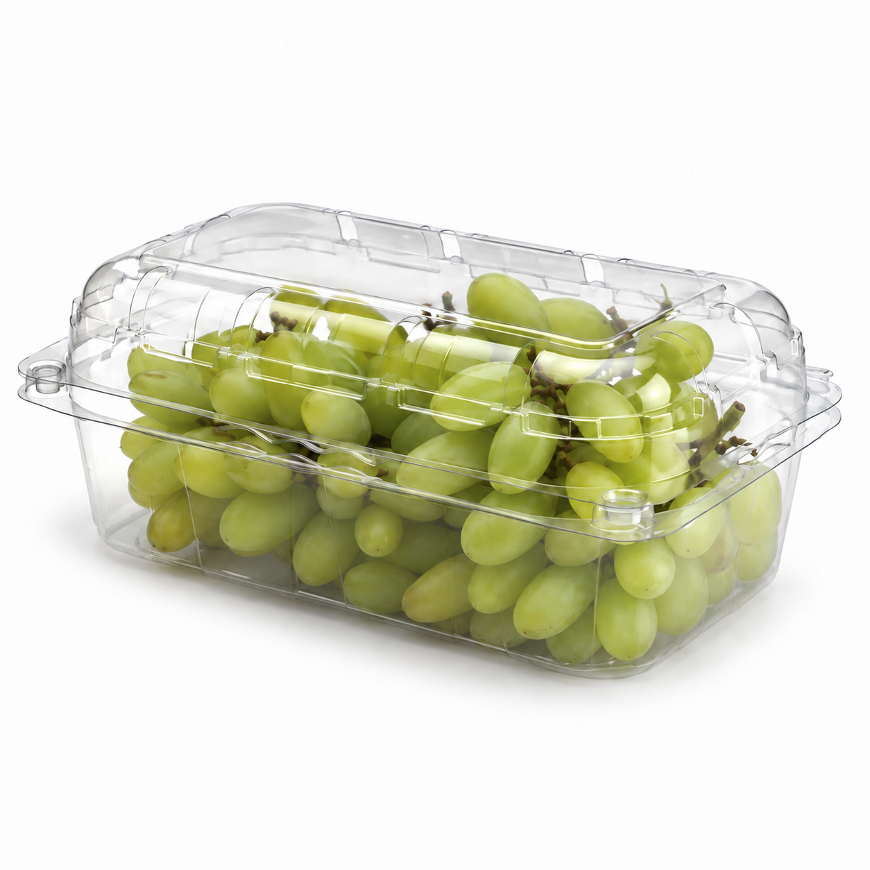 Barqueta PET 500 (55H) - 375 gms, con uvas