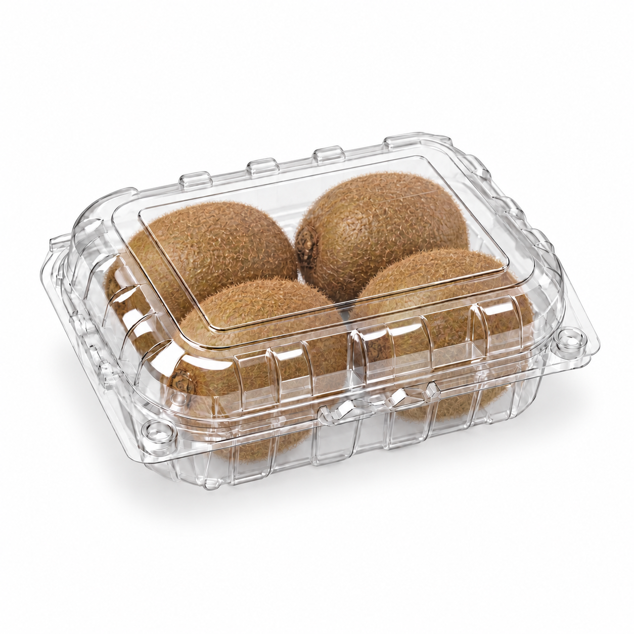Bandeja PET para kiwi, 4 piezas