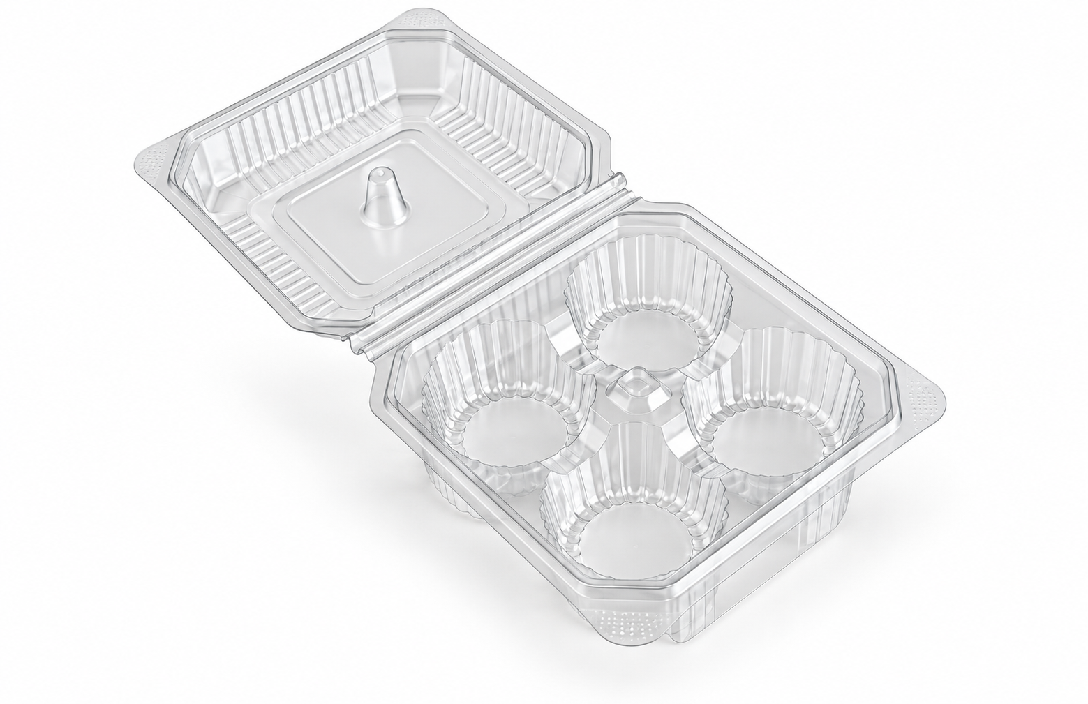 PET Hinge Muffins - 4 PCS product illustration