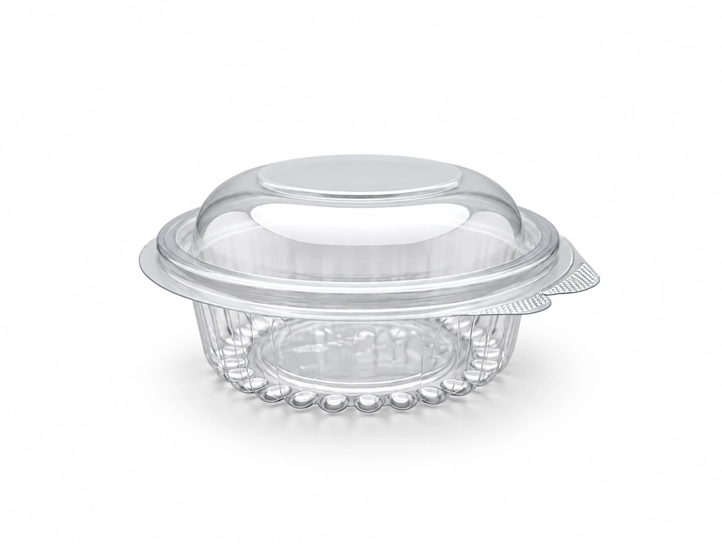 Round Hinge Box 08 OZ Dome Lid - 250 ML / 8 OZ product illustration
