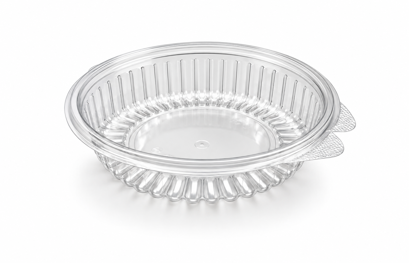 Round Hinge Box 08 OZ Flat Lid - 250 ML / 8 OZ product illustration