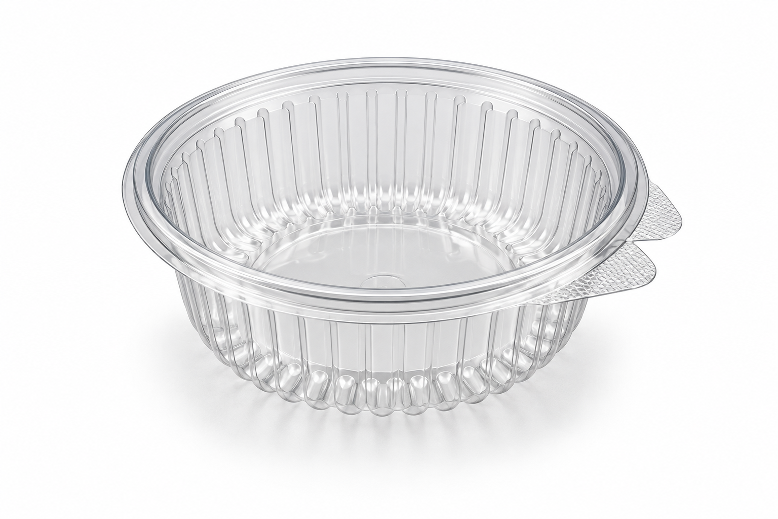 Round Hinge Box 12 OZ Flat Lid - 350 ML / 11 0Z product illustration