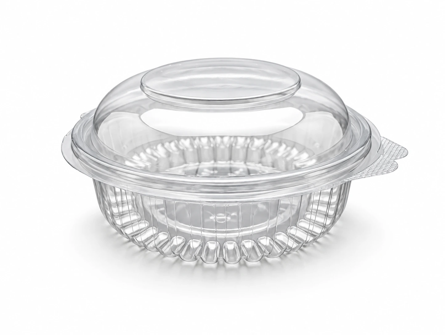 Round Hinge Box 16 OZ Dome Lid - 500 ML / 16 OZ product illustration