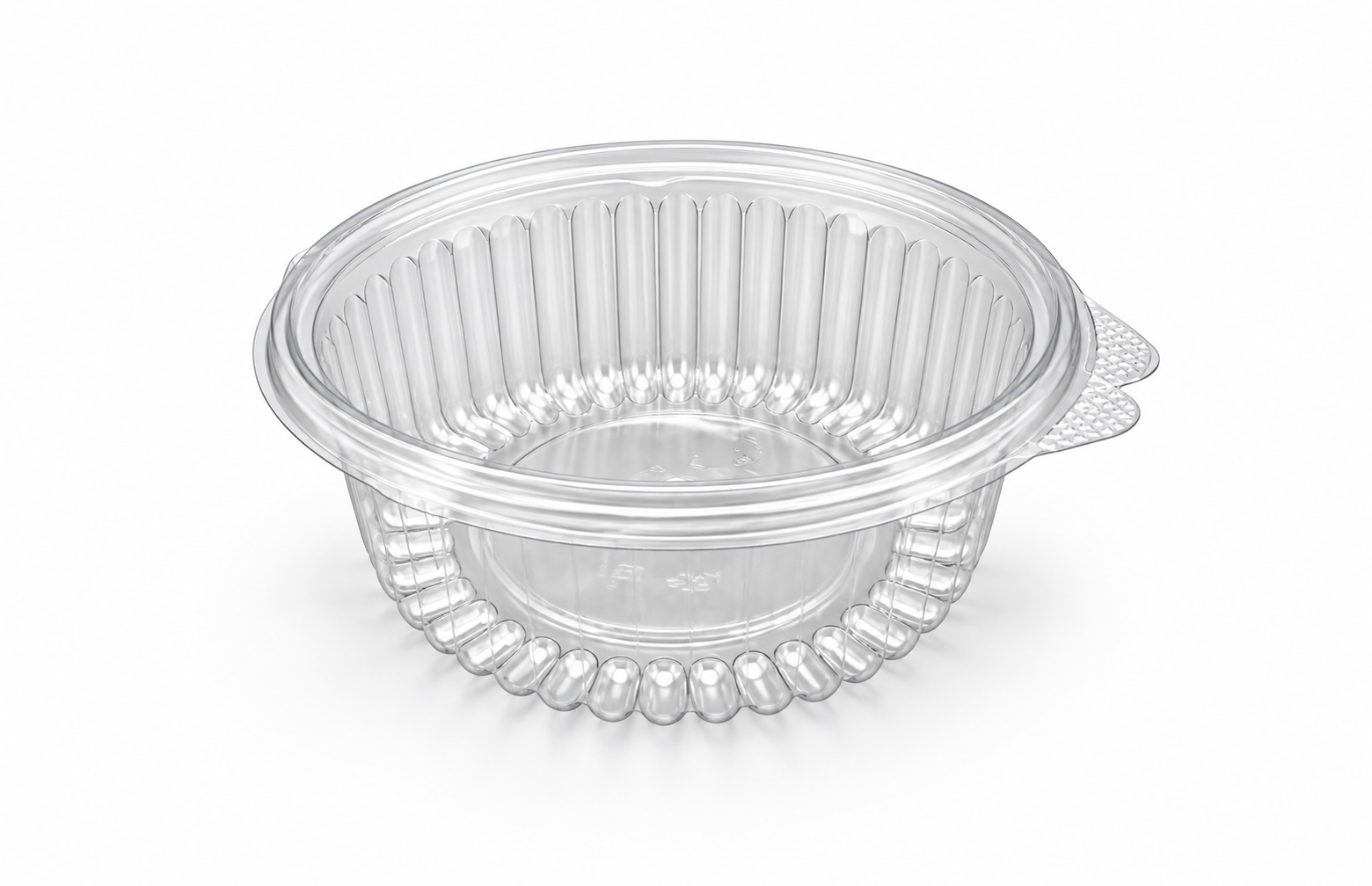 Round Hinge Box 16 OZ Flat Lid - 500 ML / 16 OZ product illustration