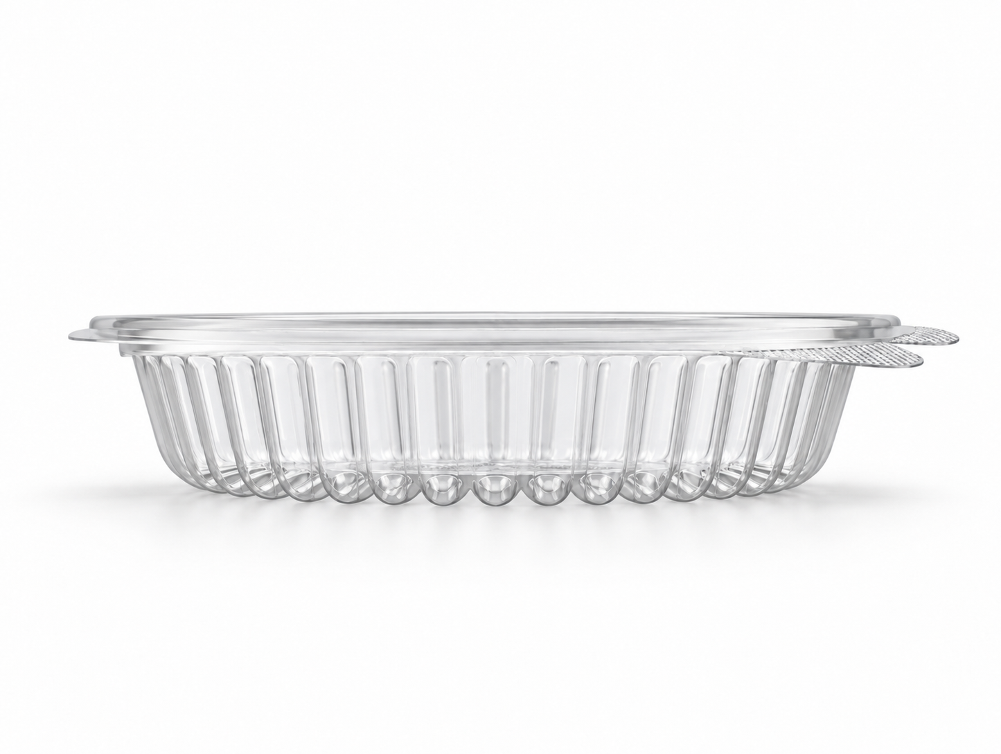 Round Hinge Box 20 OZ Flat Lid - 600 ML / 20 0Z product illustration