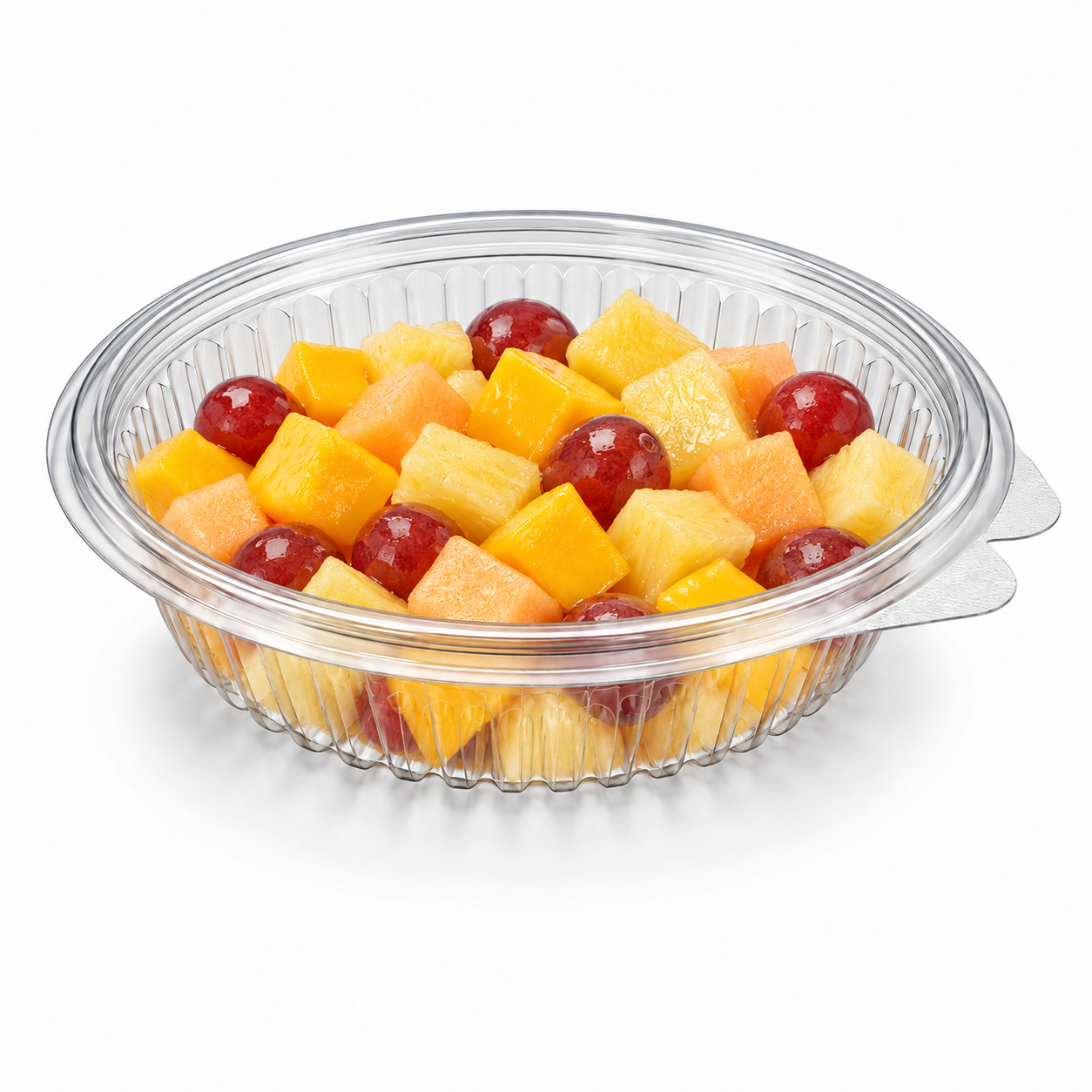 Round Hinge Box 24 OZ Flat Lid - 750 ML / 25 OZ