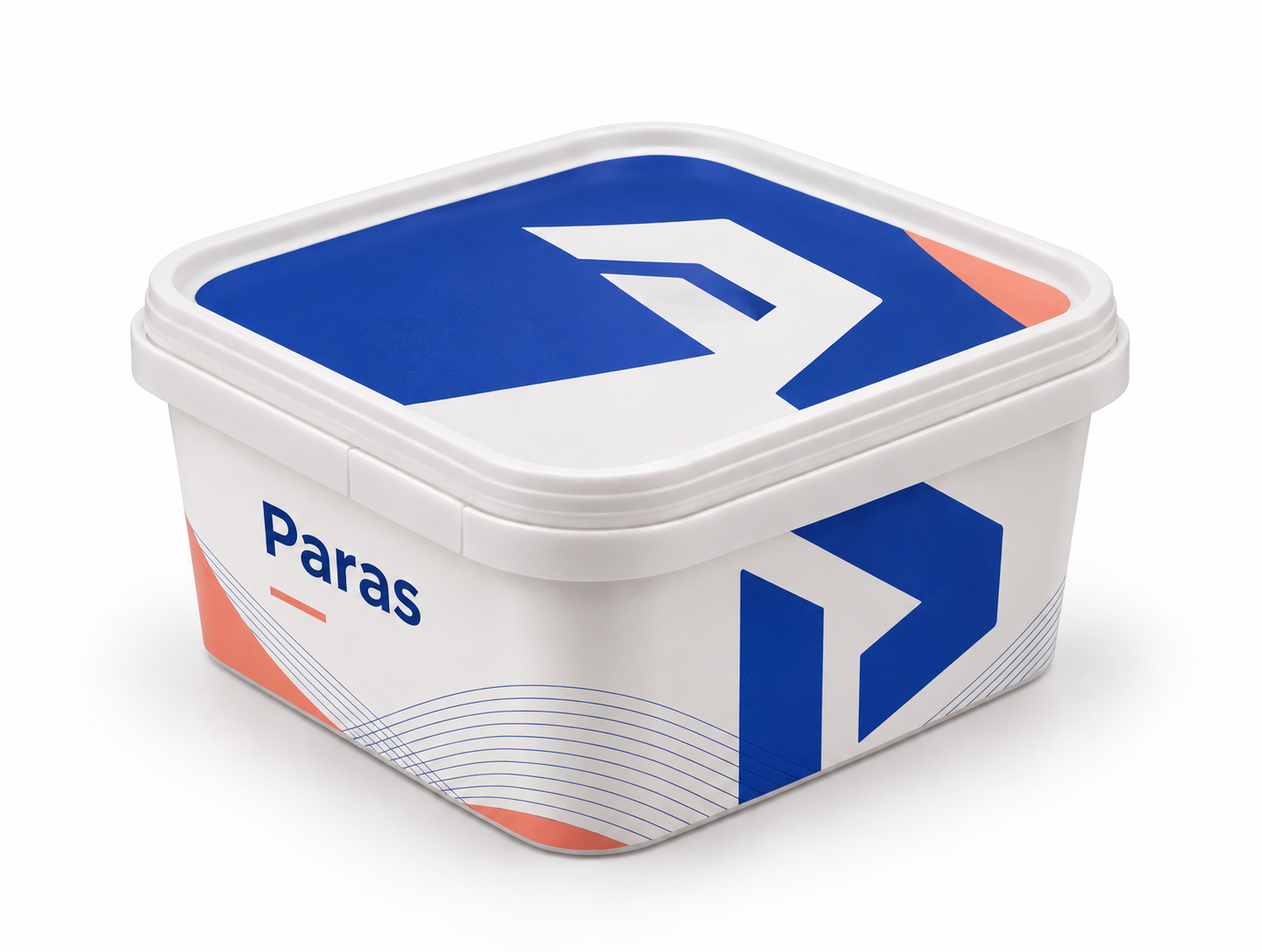 Envase IML cuadrado - 1000 ml con tapa: Concepto de diseño Paras