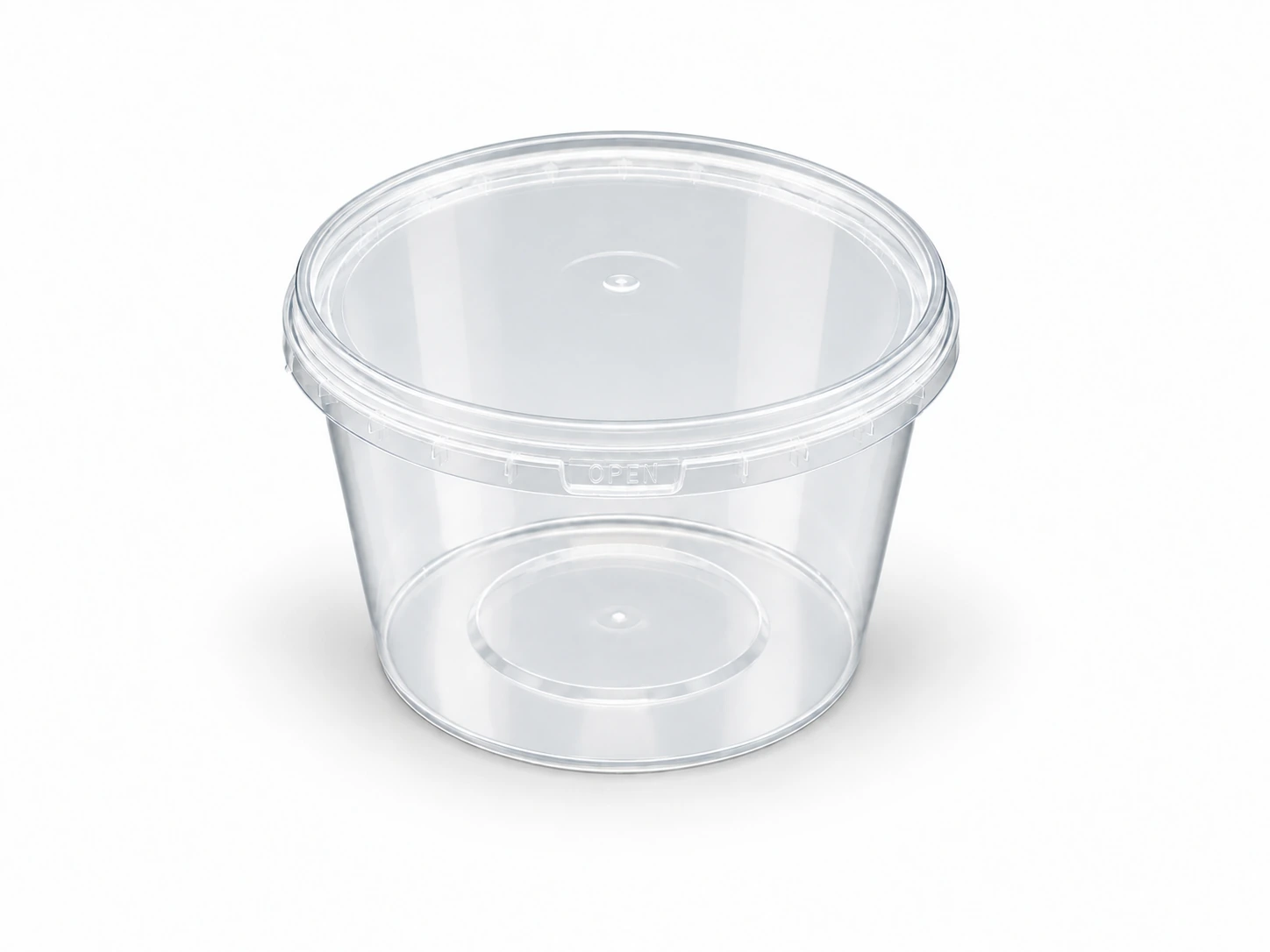 Envase redondo inviolable - 500 ml