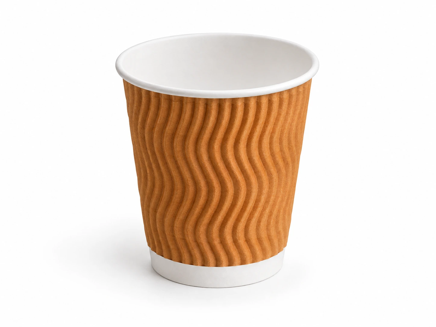 Ripple Paper Cup - 200 ML (7 OZ), front view