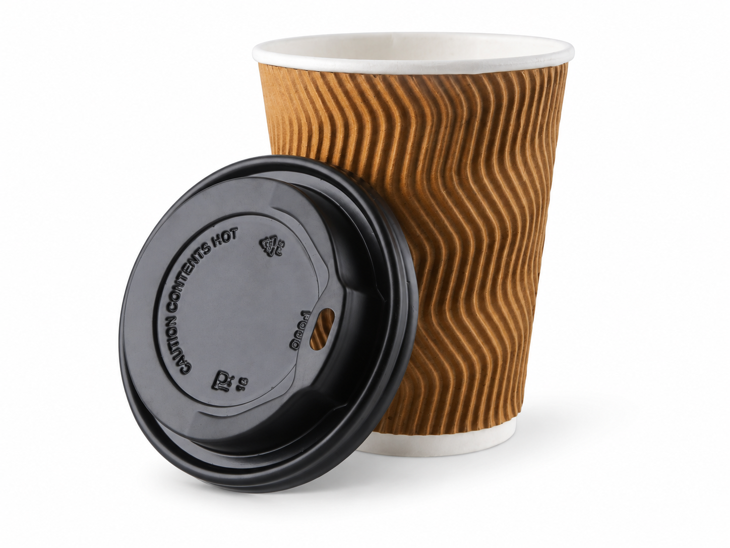 Ripple Paper Cup - 350 ML (12 OZ) product illustration