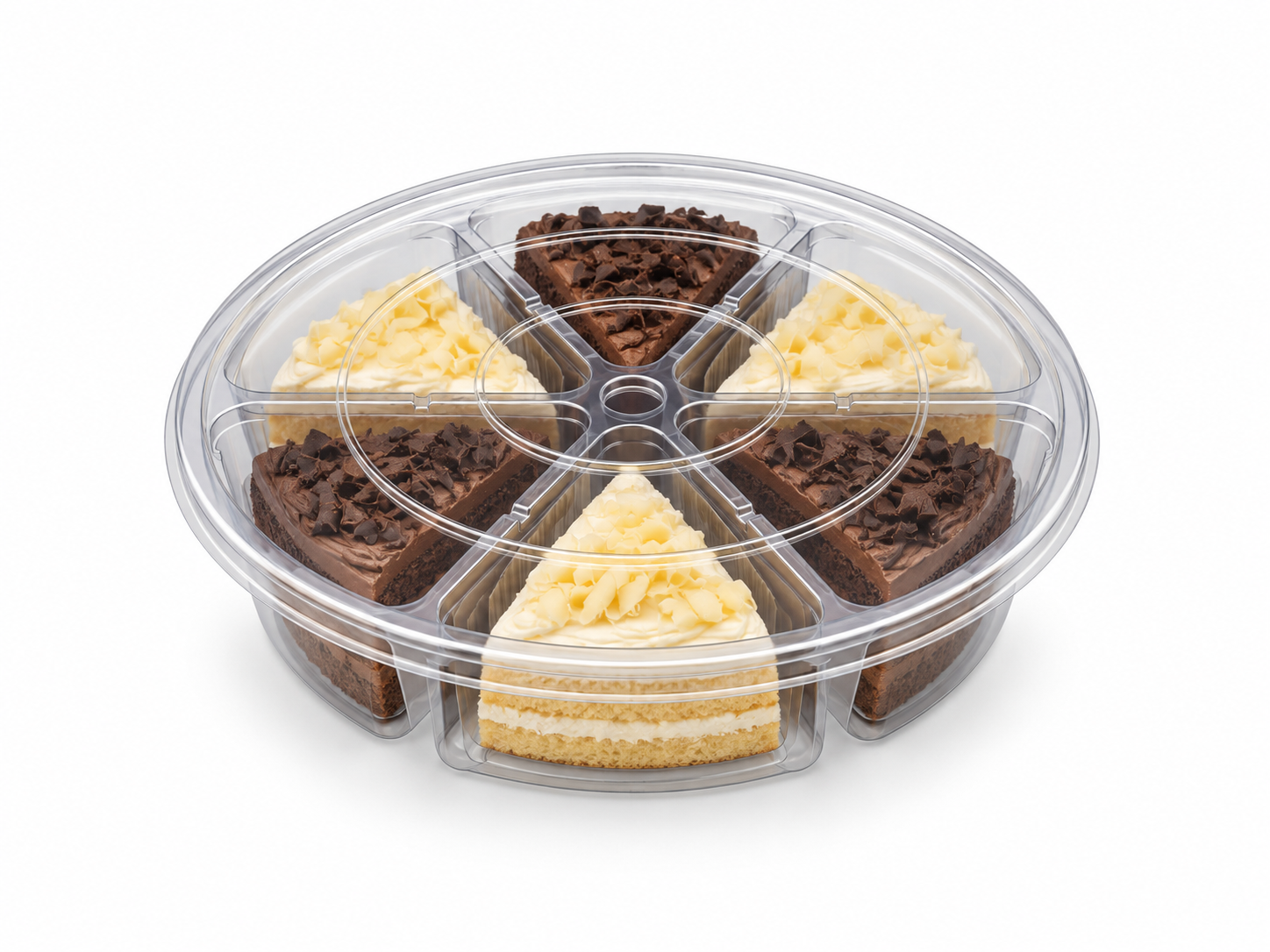 Cake Container 6 cp - 250mm DIA