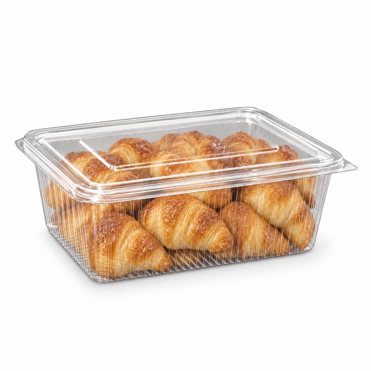 PET Menteşeli Kap - 1000 ml / 33 oz