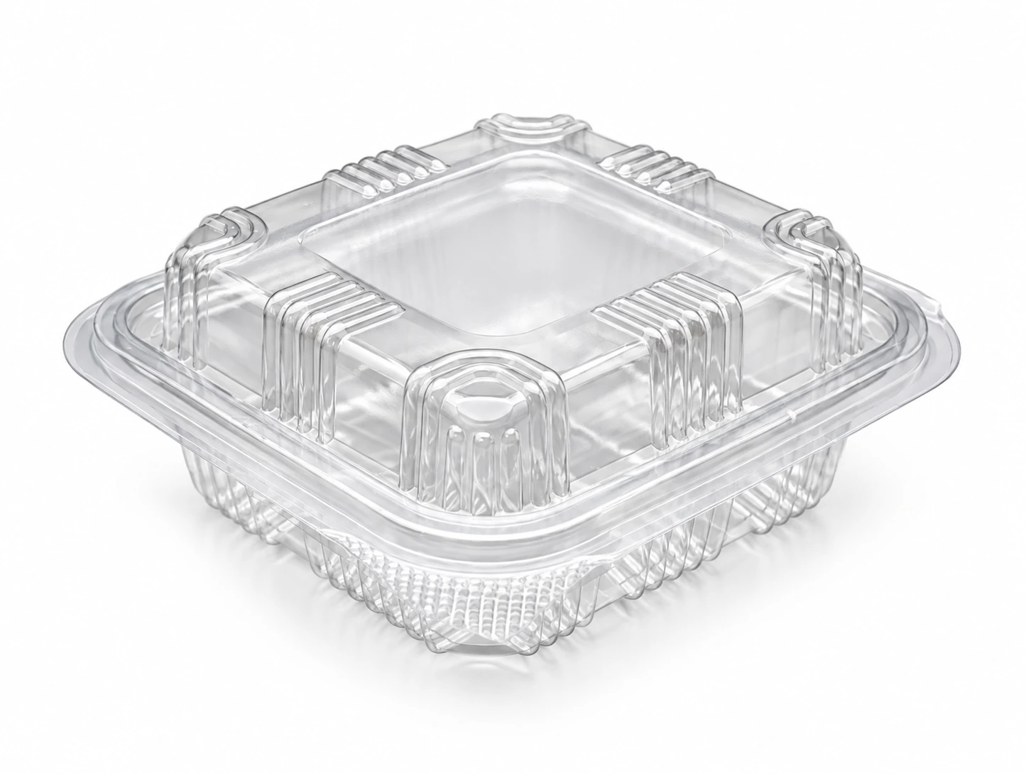PET Hinge Hi Lid - 250 ML / 8 OZ product illustration