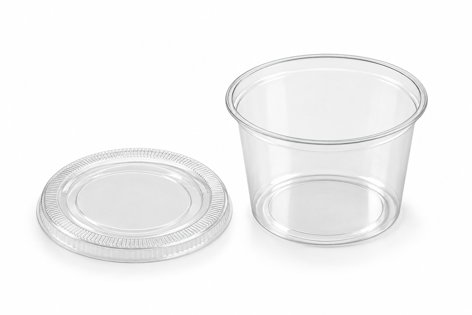 Envase rPET redondo - 600 ml / 20 oz
