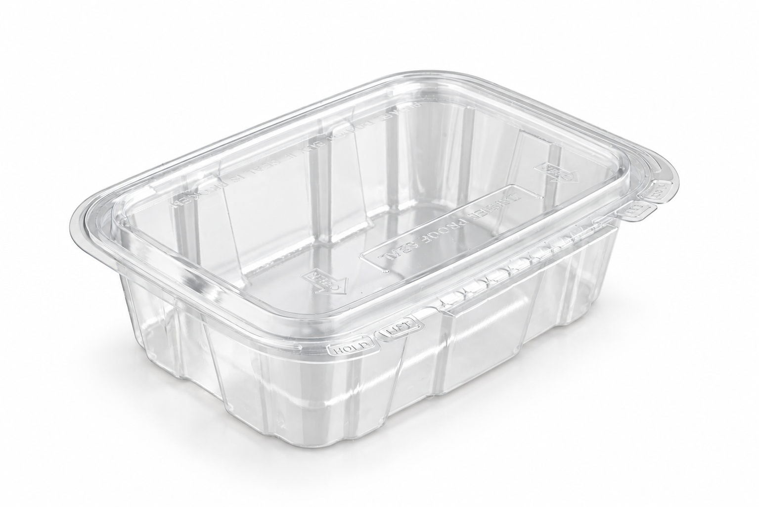 Tamper Hinge Container - 600 ML / 20 0Z product illustration