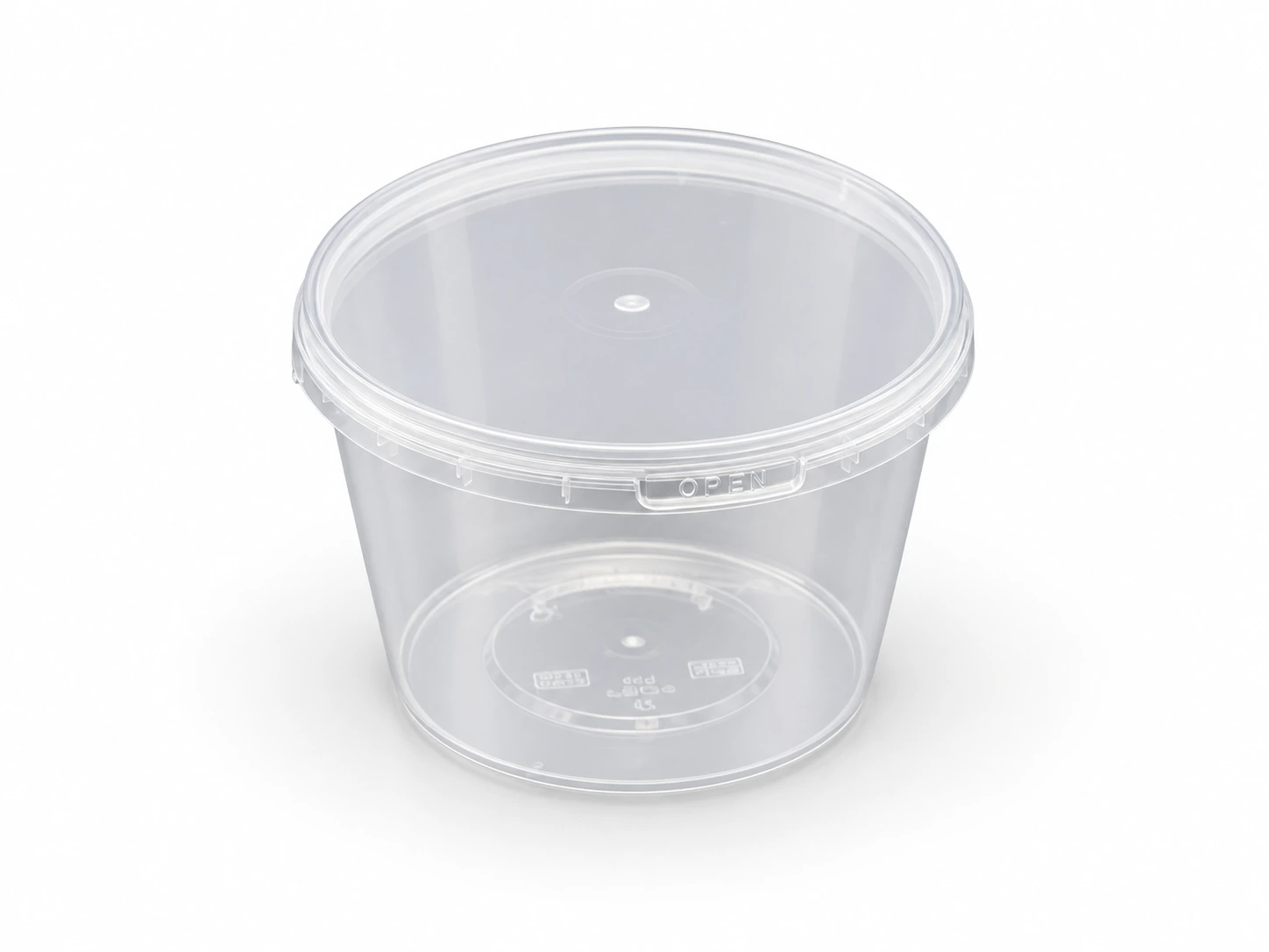 Güvenlik Kilitli Yuvarlak Kap - 500 ml
