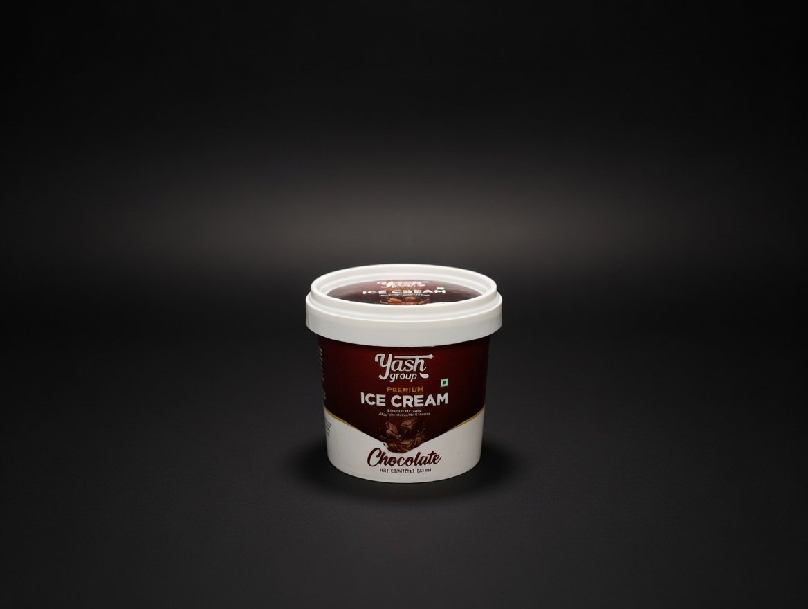 Round IML Container - 110 ML With Lid product photograph