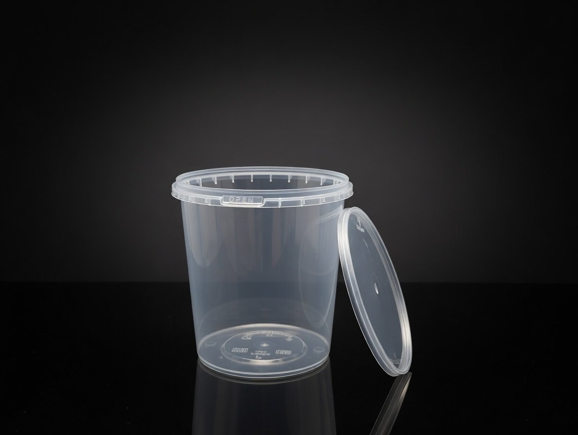 Tamper Round Container - 1000 ML product photograph