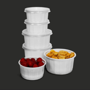 Container 300 ml (Milky/Black)