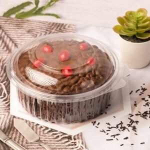 Pet Hinge Round 24 Oz Dome Lid (700 ml)
