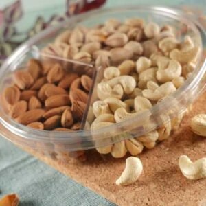 Pet Hinge Round 3pc Dry Fruit